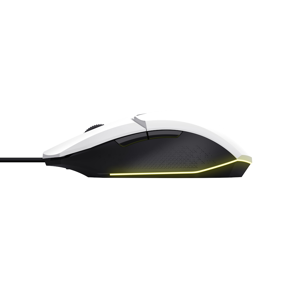 TRUST 25066 - Mouse Gaming Illumintato Felox Bianco