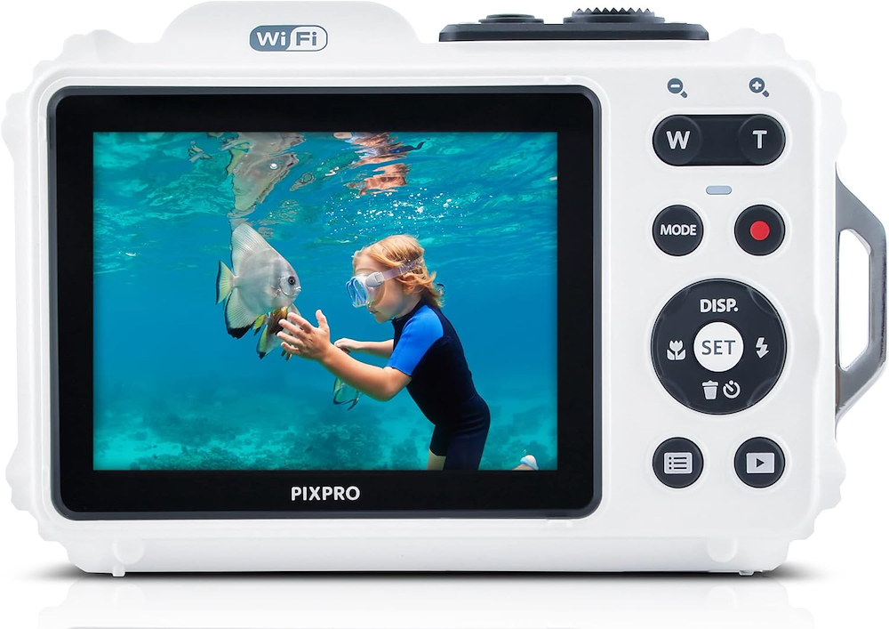 KODAK WPZ2WHITE - WPZ2WHITE 0686118 FOTO DIG.2.7"16MP V.HD WIFI WATERPROOF 15M WHITE