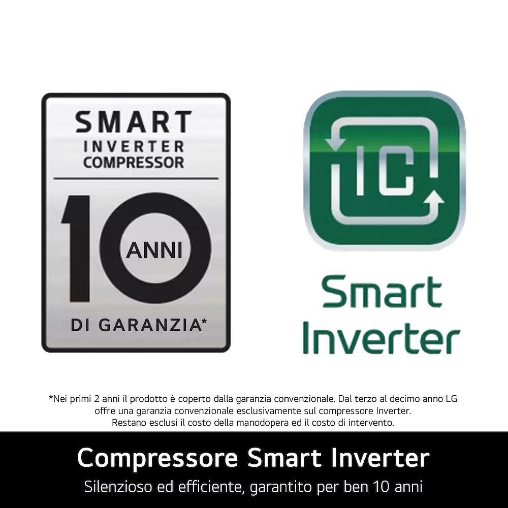 LG GBBS312CPY - Kombikühlschrank 333L AI Inverter