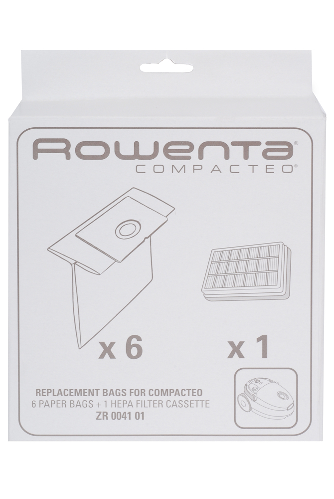 ROWENTA ZR0041 - Kit sacchetti hepa per aspirapolvere