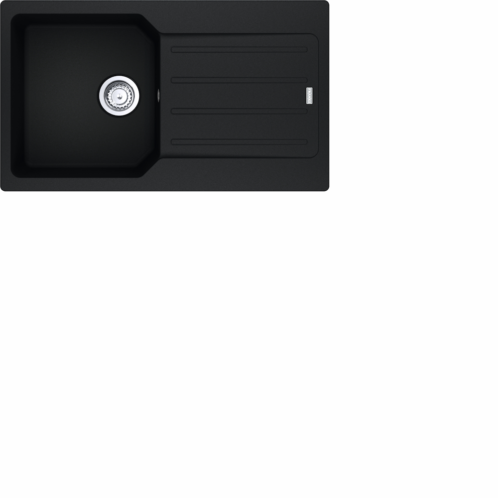FRANKE UCG61186NERO - Franke Lavello 86cm mit 1 Becken Schwarz