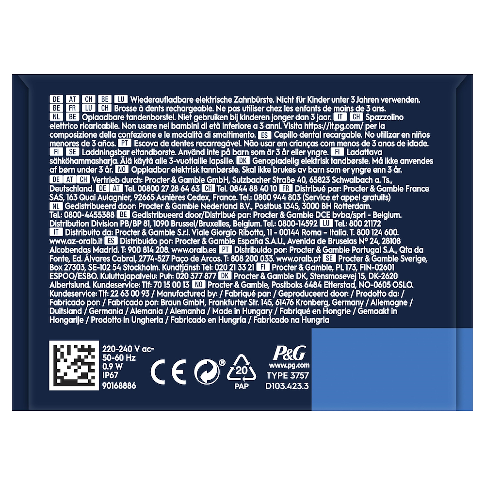 ORAL-B VITALITYPROLILLA - Oral-B Vitality Pro Spazzolino Elettrico Lilla