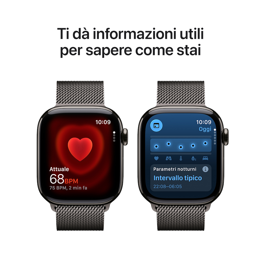 APPLE MF8U4QLA - Apple Watch 11 GPS Titan Edelstahl