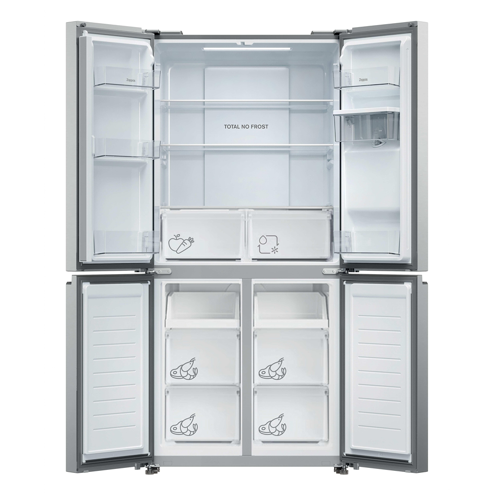 ZOPPAS 34006048 - Frigorifero 4 Porte 463L Inox ZOPPAS 34006048 - Frigorifero 4 Porte 463L Inox