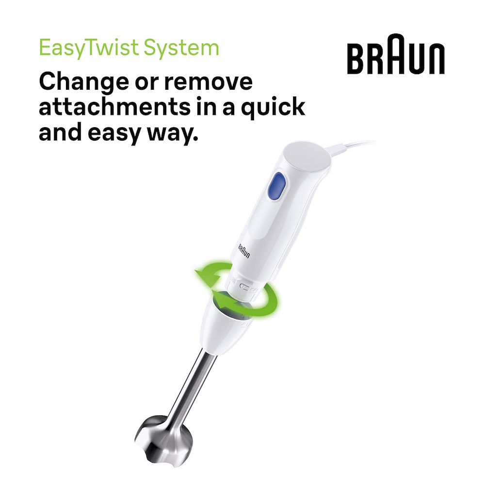 BRAUN MQ10001M - Stabmixer 450W Weiß