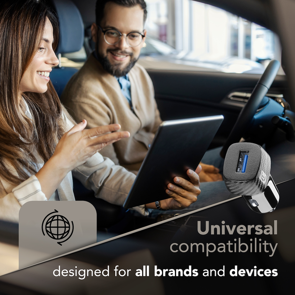 CELLULAR LINE CBRKIT18WTYCK - Caricabatterie Auto 18W USB-C