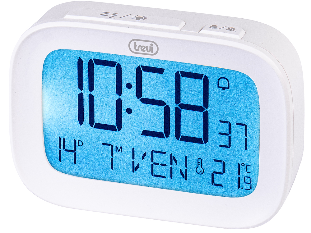 TREVI 0SL385001 - Trevi SLD 3850 digitale Uhr in Weiß