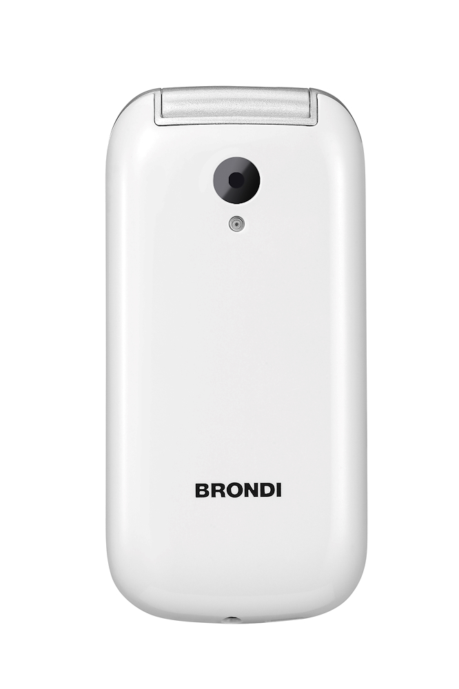 BRONDI STONEPIUBIANCO - Cellulare Brondi Bianco DUALSIM