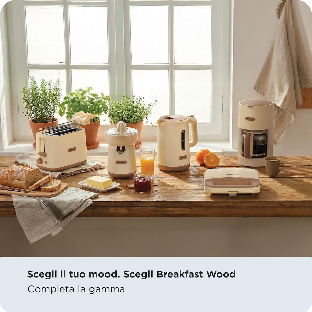 ARIETE 157WOODBEIGE - Toaster in Beige 760W
