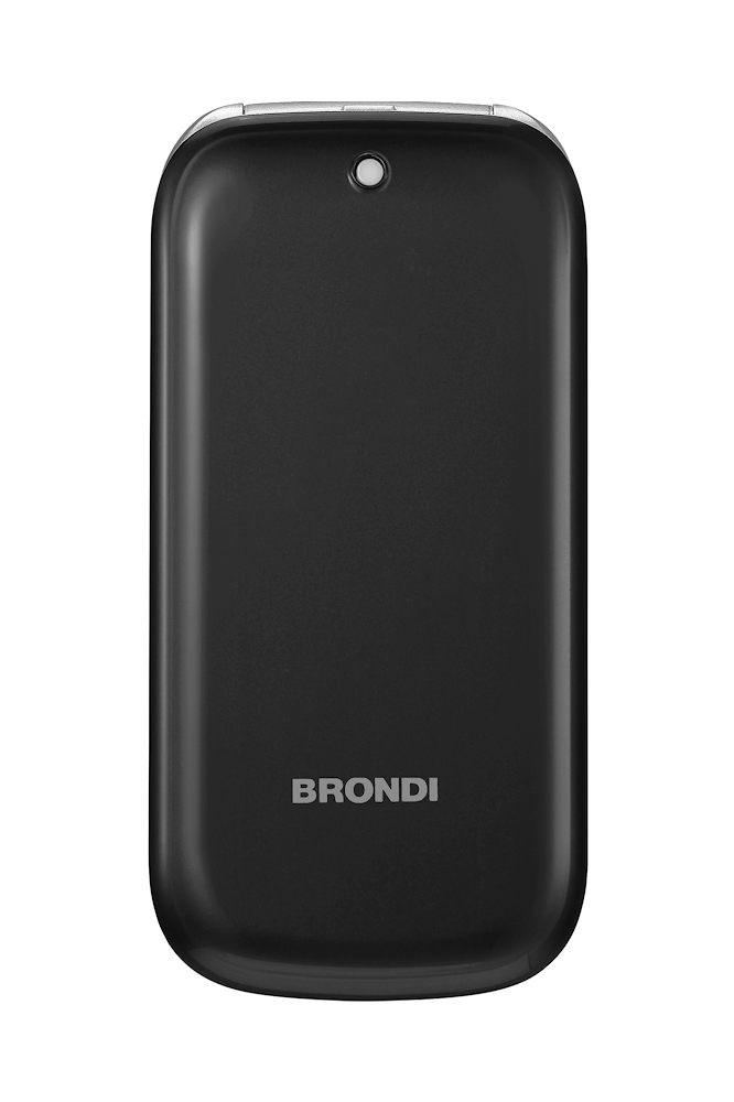 BRONDI STONEPIUNERO - Telefono Dualsim 2.4" Nero con Bluetooth