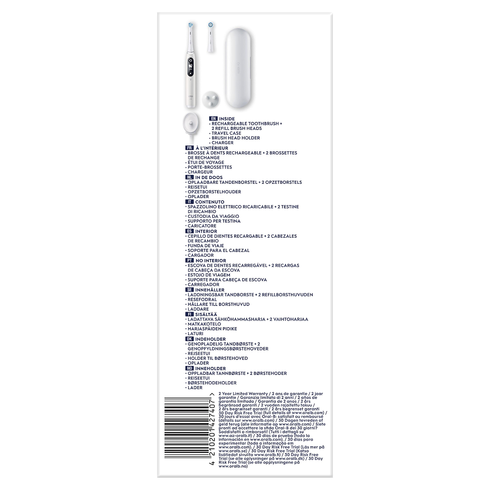 ORAL-B IO6SWHITE - Spazzolino elettrico Oral-B iO Series 6 Bianco