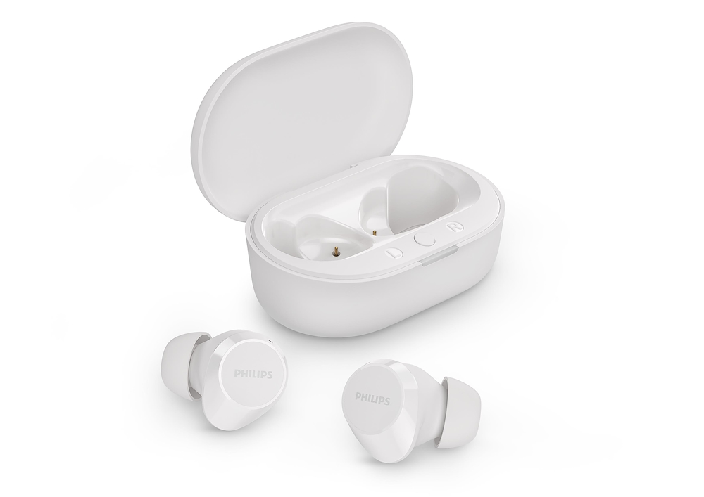 PHILIPS TAT1209WT - Cuffie true wireless Bluetooth con bassi dinamici