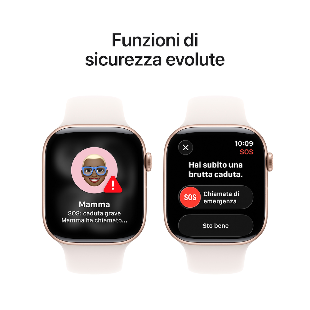 APPLE MEV64QLA - Orologio Series 11 46mm Oro Rosa