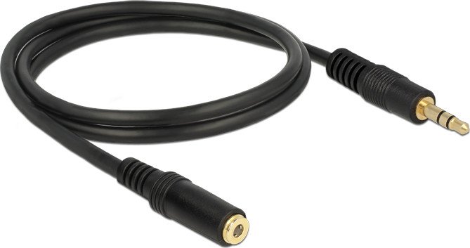 DELOCK 83764 - Klinkenverlängerungskabel 3,5 mm 1 m DELOCK 83764 - Klinkenverlängerungskabel 3,5 mm 1 m