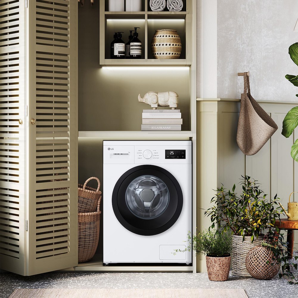 LG F4NA10S7NWK - Lavatrice Slim 7kg