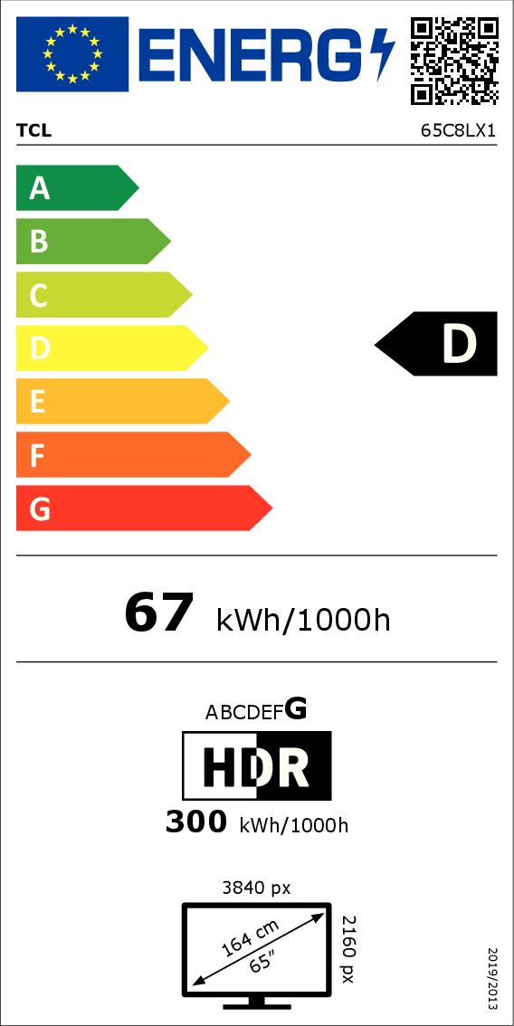 TCL 65C8L - TV SQLED Mini LED 65"