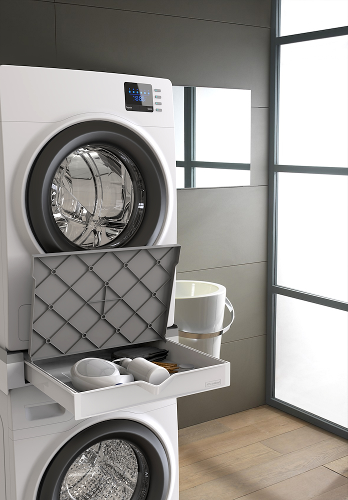 MELICONI 656123 - Überbau-Kit für Waschmaschine und Trockner