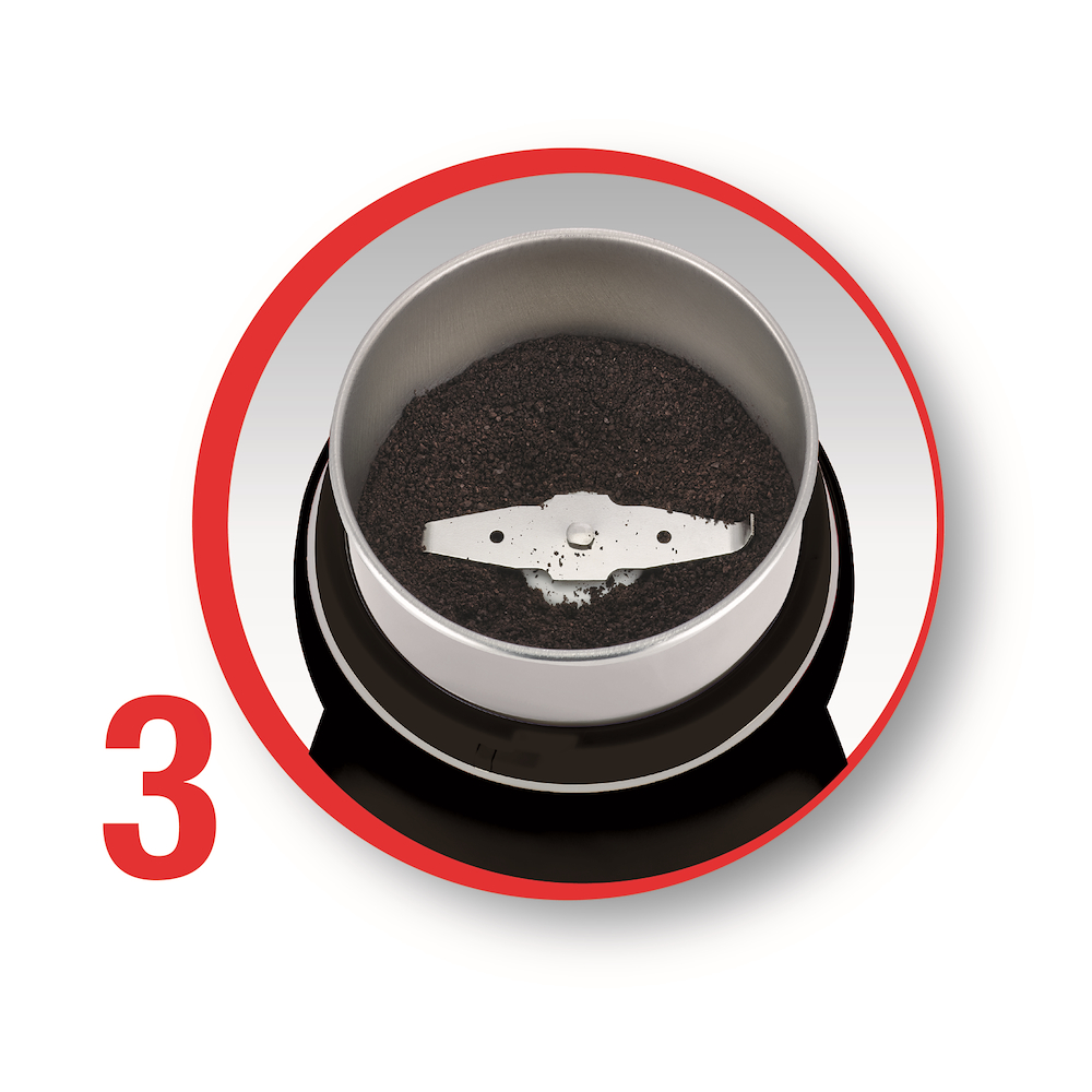 MOULINEX AR110 - Moulinex Kaffee-Mühle 180W mit Edelstahlbehälter