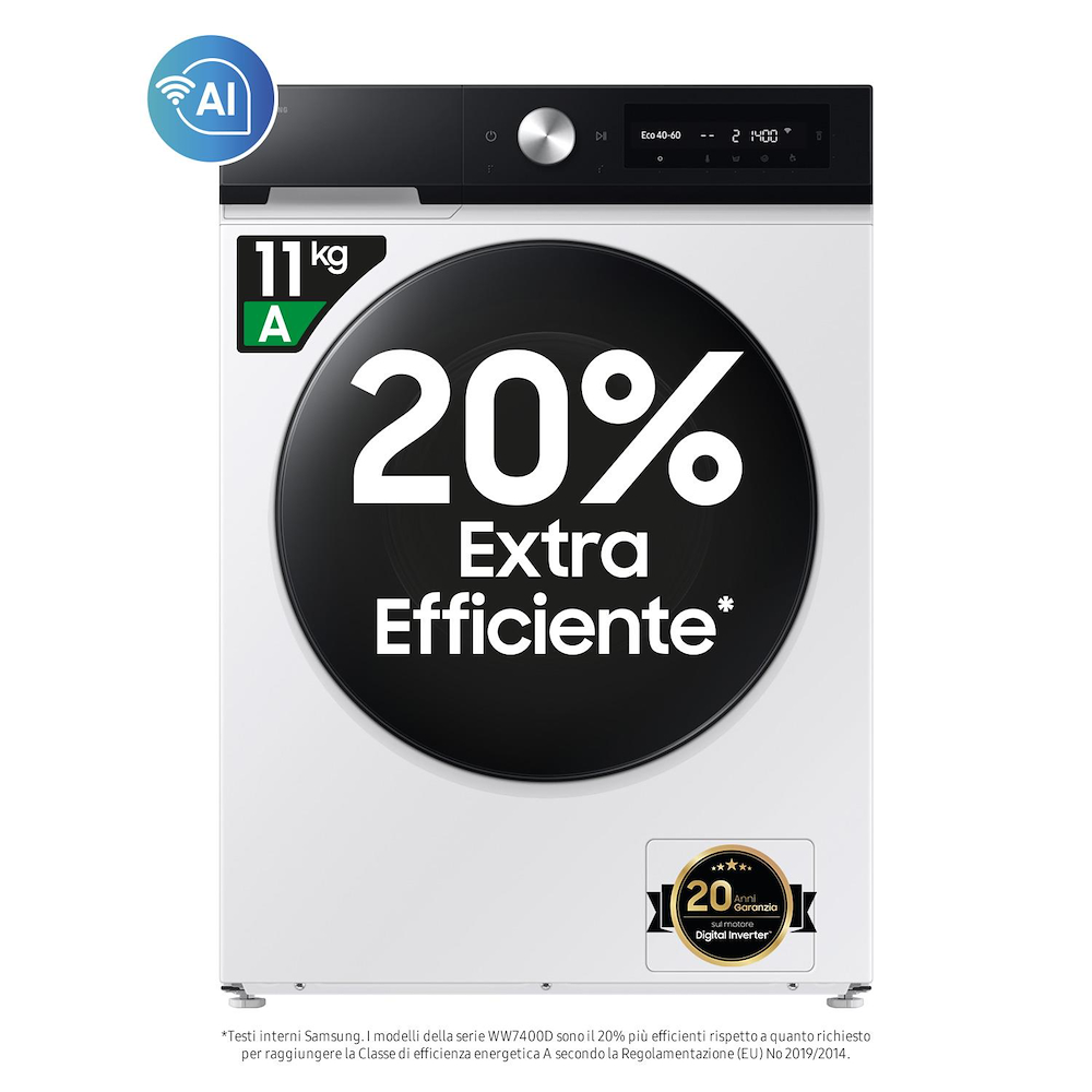 SAMSUNG WW11DB7B94GEU3 - Waschmaschine 11kg A-20% EcoDosierer