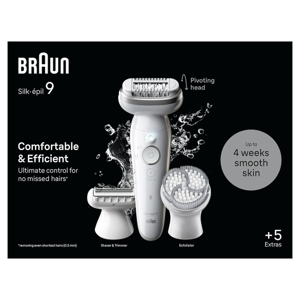 BRAUN SES9061 - Epilatore Elettrico Donna Silk-épil 9