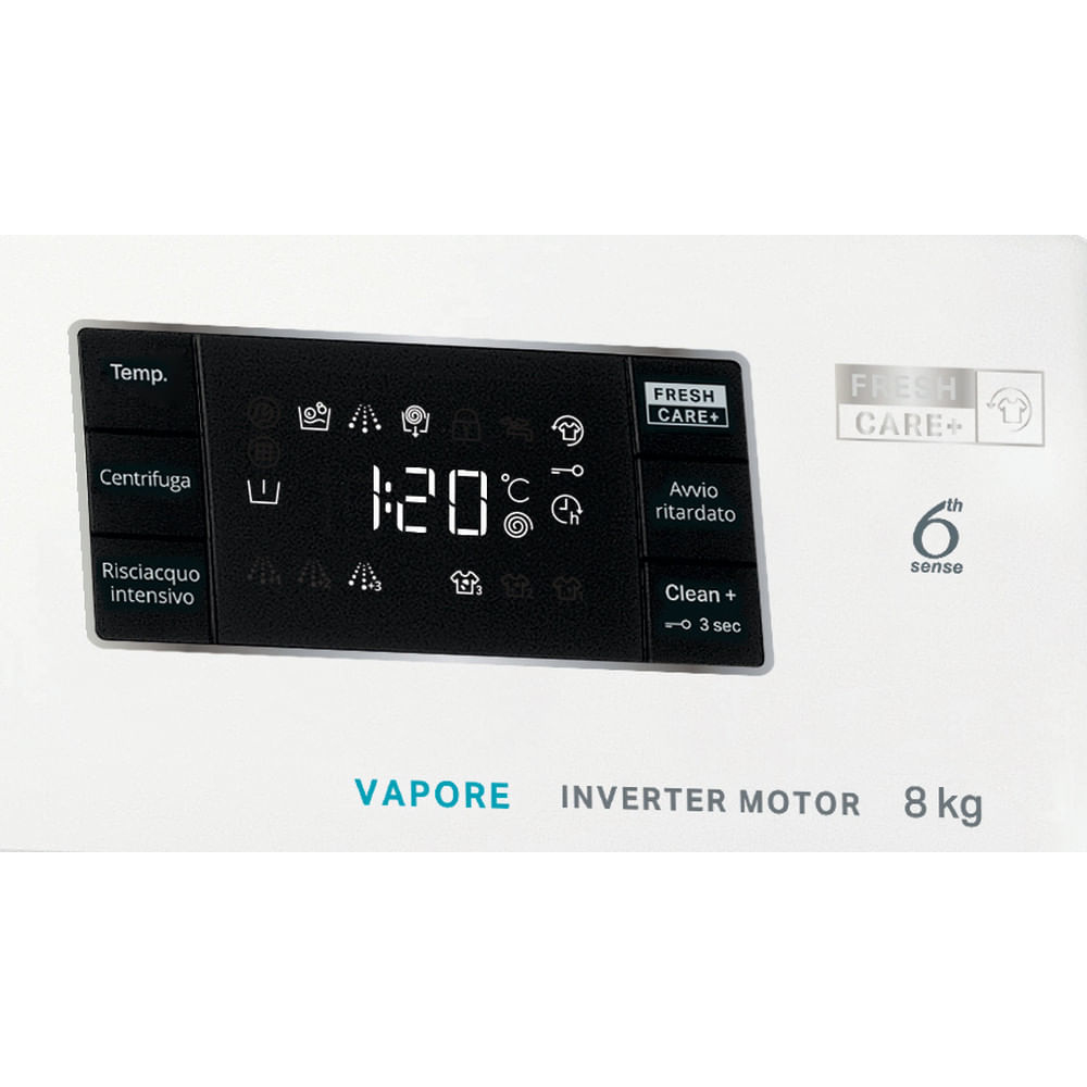 WHIRLPOOL FFB846SVIT - Frontlader Waschmaschine 8Kg mit Inverter Dampffunktion WHIRLPOOL FFB846SVIT - Frontlader Waschmaschine 8Kg mit Inverter Dampffunktion