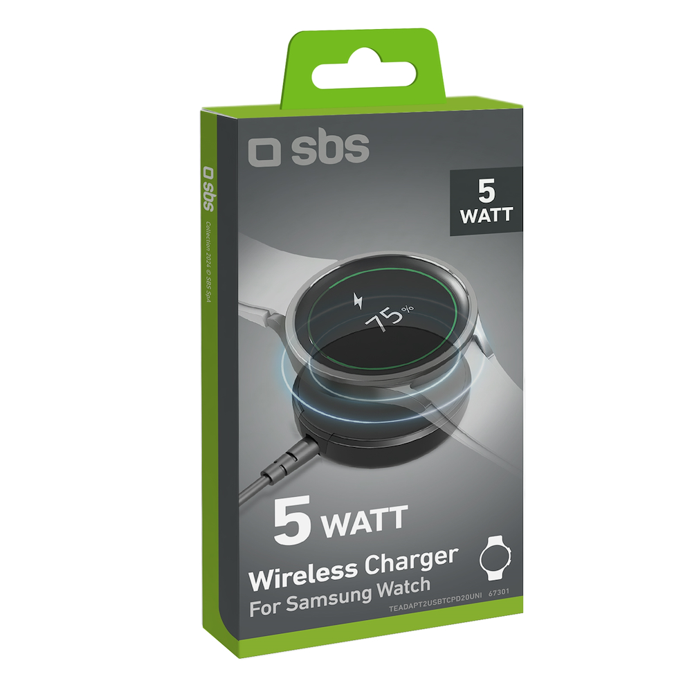 SBS TECHGSAMWATCH - Caricatore magnetico per smartwatch Samsung