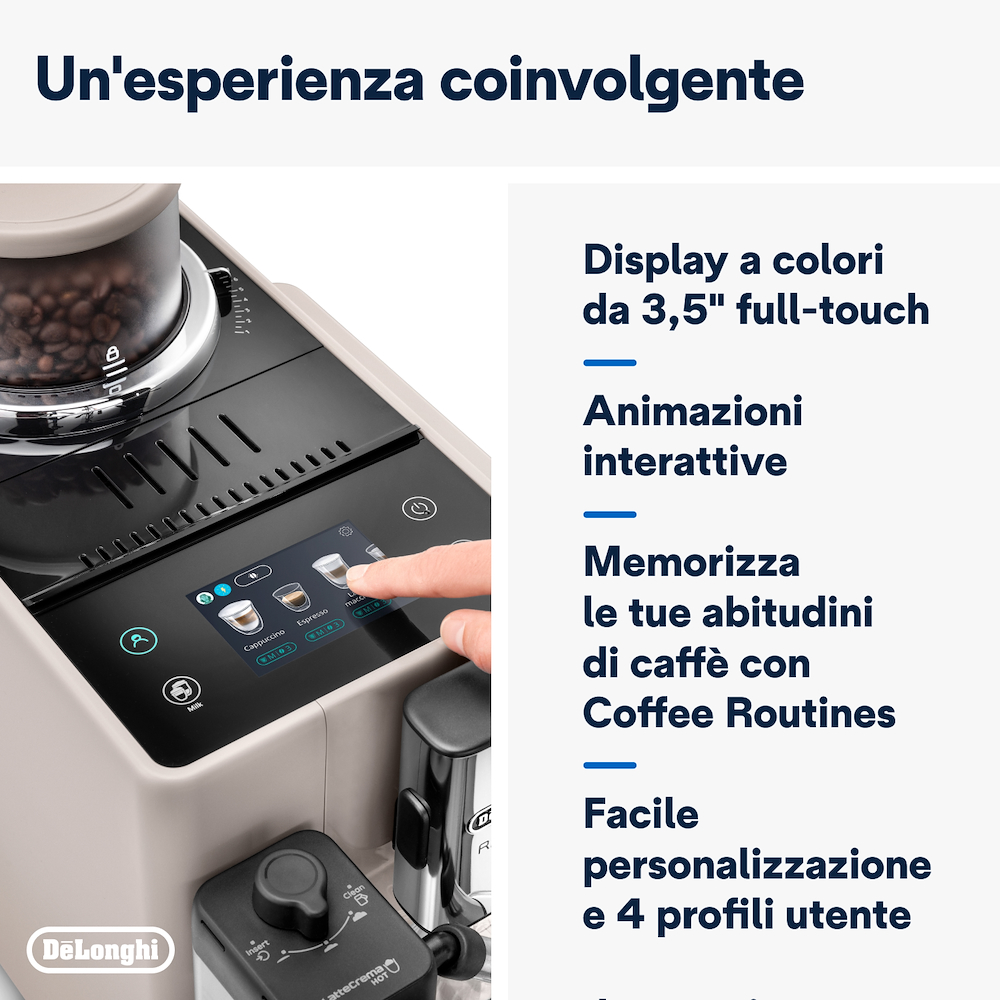 DE LONGHI EXAM44055BG - De'Longhi Rivelia EXAM440.55.BG Macchina da caffè automatica