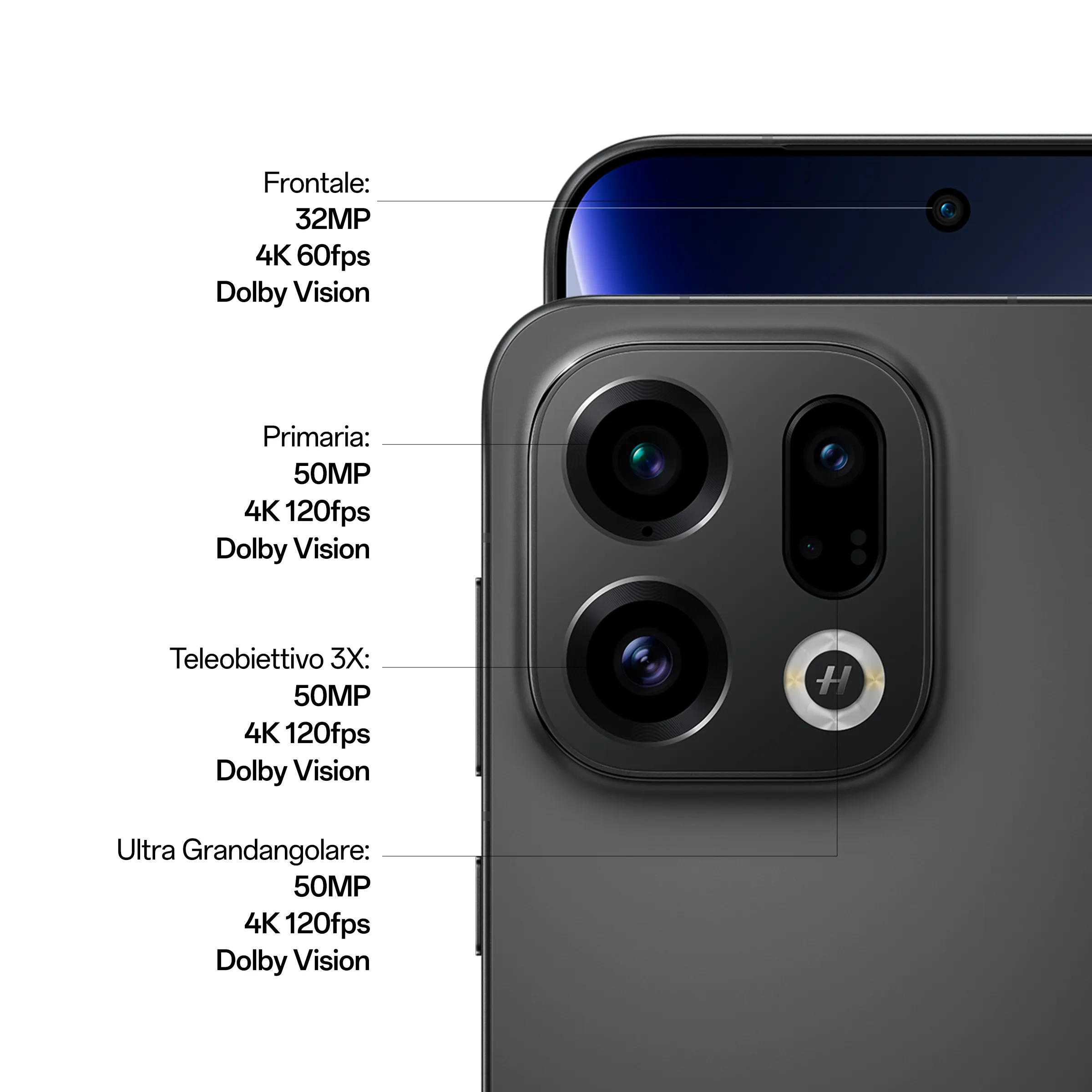 OPPO FINDX95GSPACEBLACK - Smartphone Find X9 5G Nero