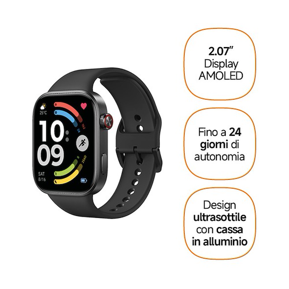 XIAOMI BHR08CIGL - Smart Watch 2.07" Nero