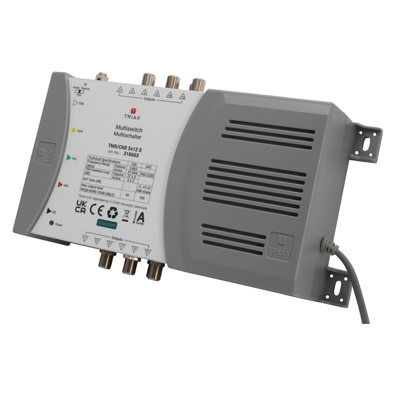 TRIAX TMS/CKR 5x12 S - TMS/CKR 5x12 S Multiswitch