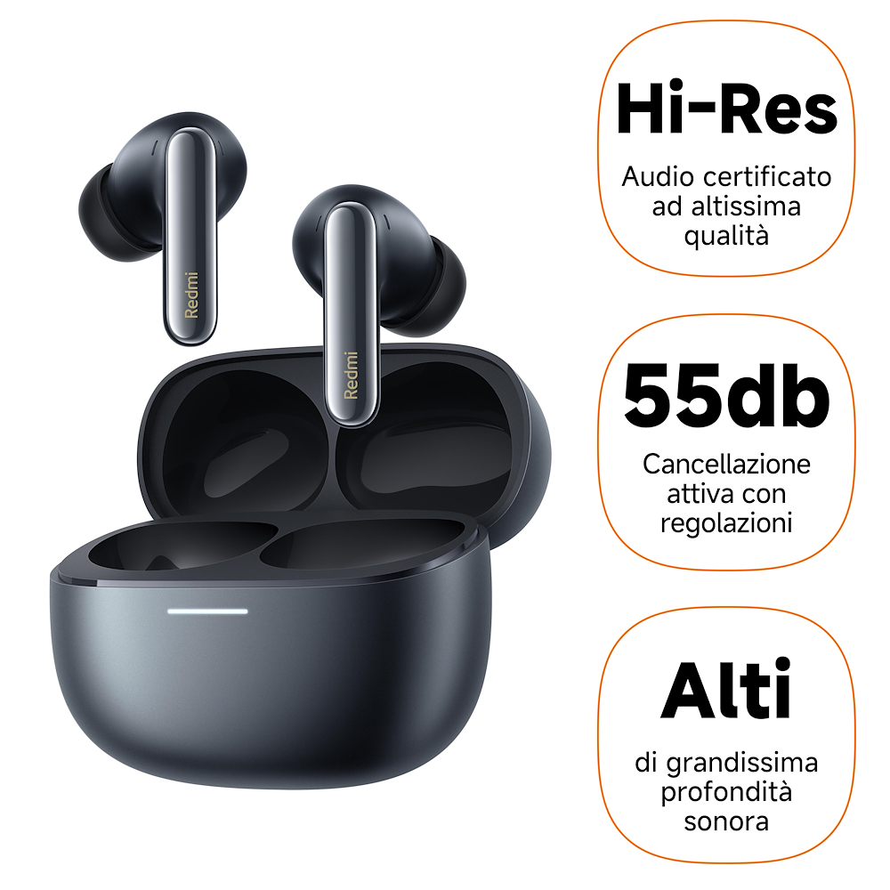XIAOMI BHR9307GL - Xiaomi Redmi Buds 6 Pro Bluetooth-Kopfhörer Schwarz