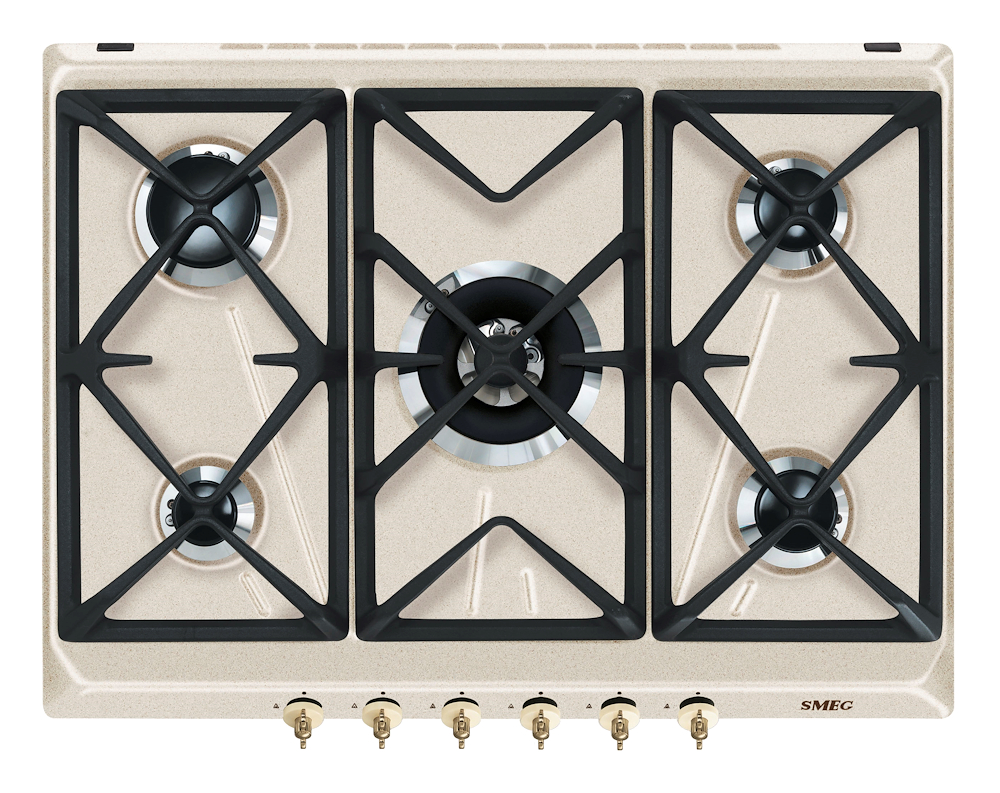 SMEG SRV876AVOGH2 - Smeg Gasherd 70cm 5 Flammen