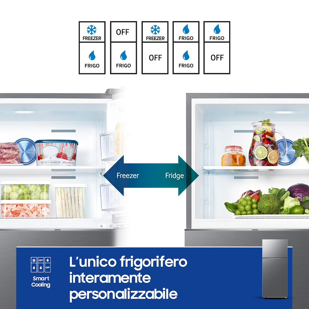 SAMSUNG RT53DG7A14S9 - Frigorifero doppia porta 530lt WiFi