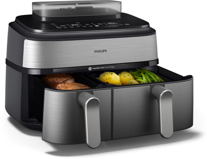 PHILIPS NA555 - Friggitrice ad aria 9 litri