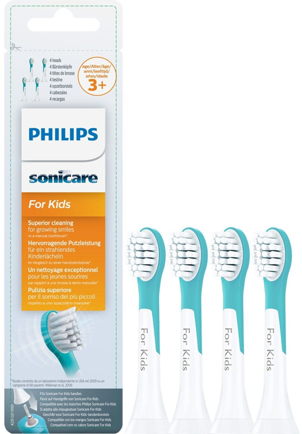 PHILIPS AA21861 - Testine di ricambio Philips Sonicare per bambini