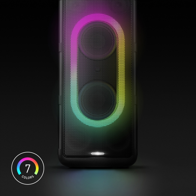 PANASONIC SCTMAX45EK - Party Lautsprecher mit Bluetooth und Lichteffekten