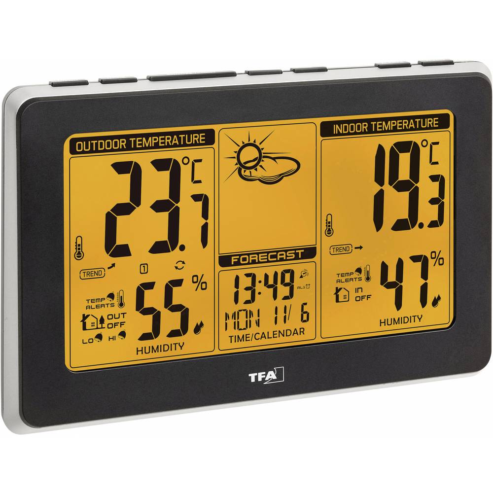 TFA TF35.1151.01 - Funk-Wetterstation Schwarz