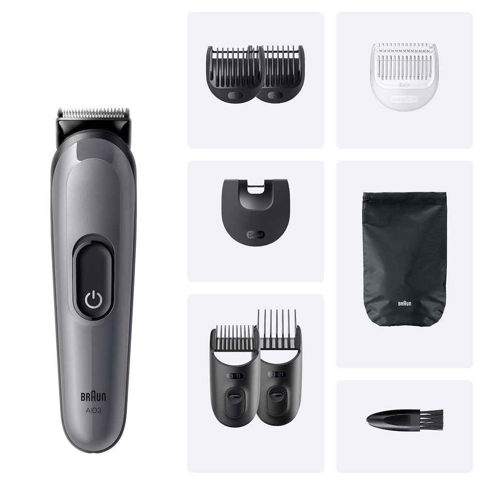 BRAUN AIO3540 - Braun All-In-One Trimmer Series 3 mit 8in1 BRAUN AIO3540 - Braun All-In-One Trimmer Series 3 mit 8in1