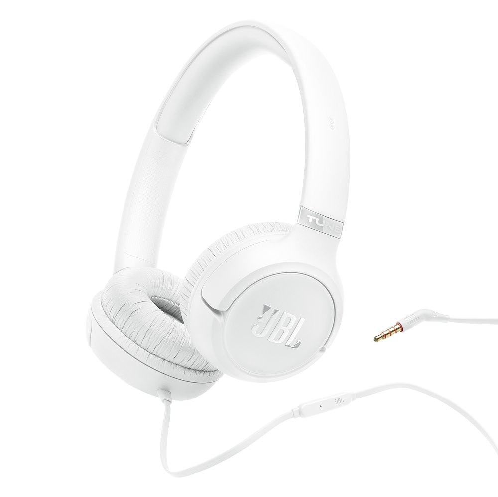 JBL JBLT530WHT - Weiße Kopfhörer mit Mikrofon