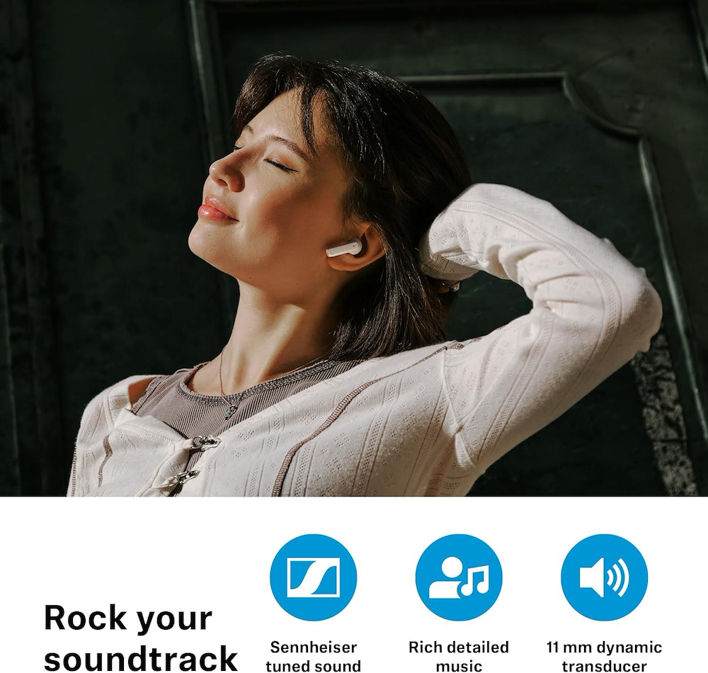 SENNHEISER ACCENTUM TW OPEN - True Wireless Ohrhörer Open Black