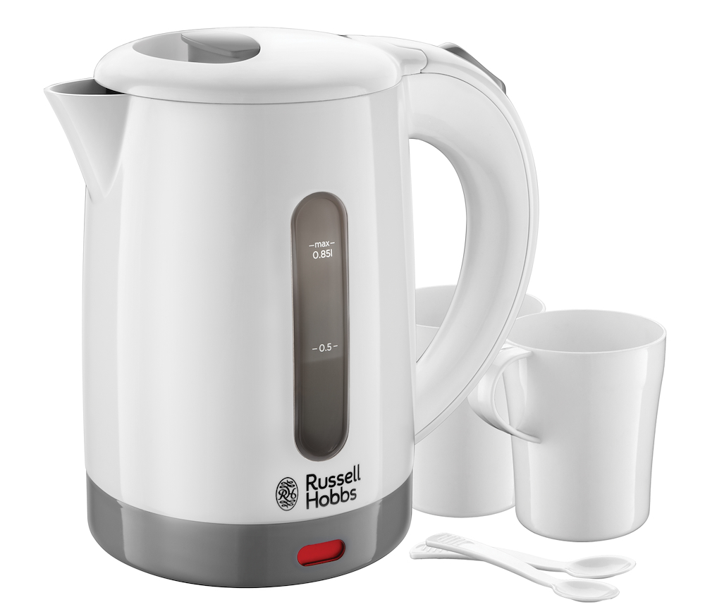 RUSSELL HOBBS 2384070 - Reise Wasserkocher 1000W 0,85L Weiß
