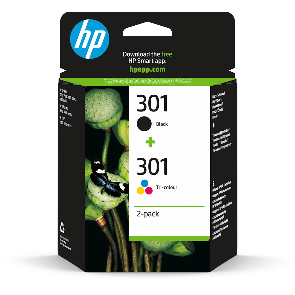HP 301BKCL - Pacchetto cartucce originali  301