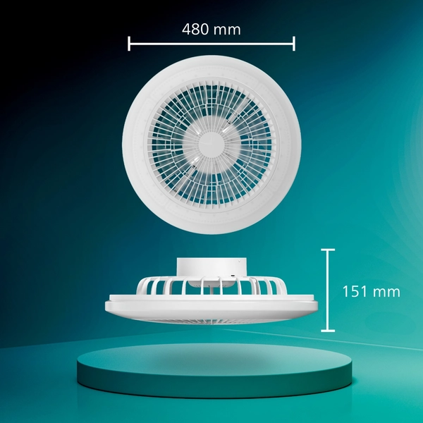 Philips 929004782201 - Ventilatore da soffitto Amigo RGB