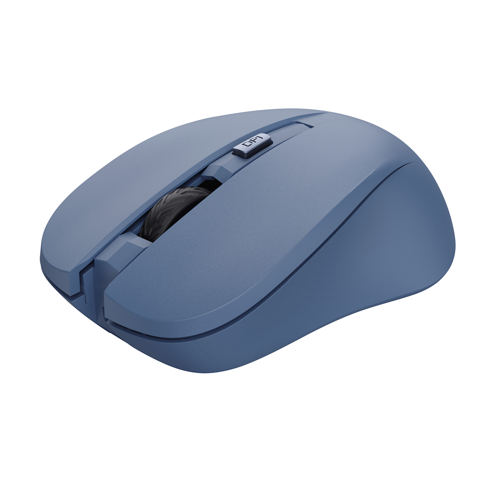 TRUST 25041 - Trust Mydo lautlose blaue Wireless-Maus