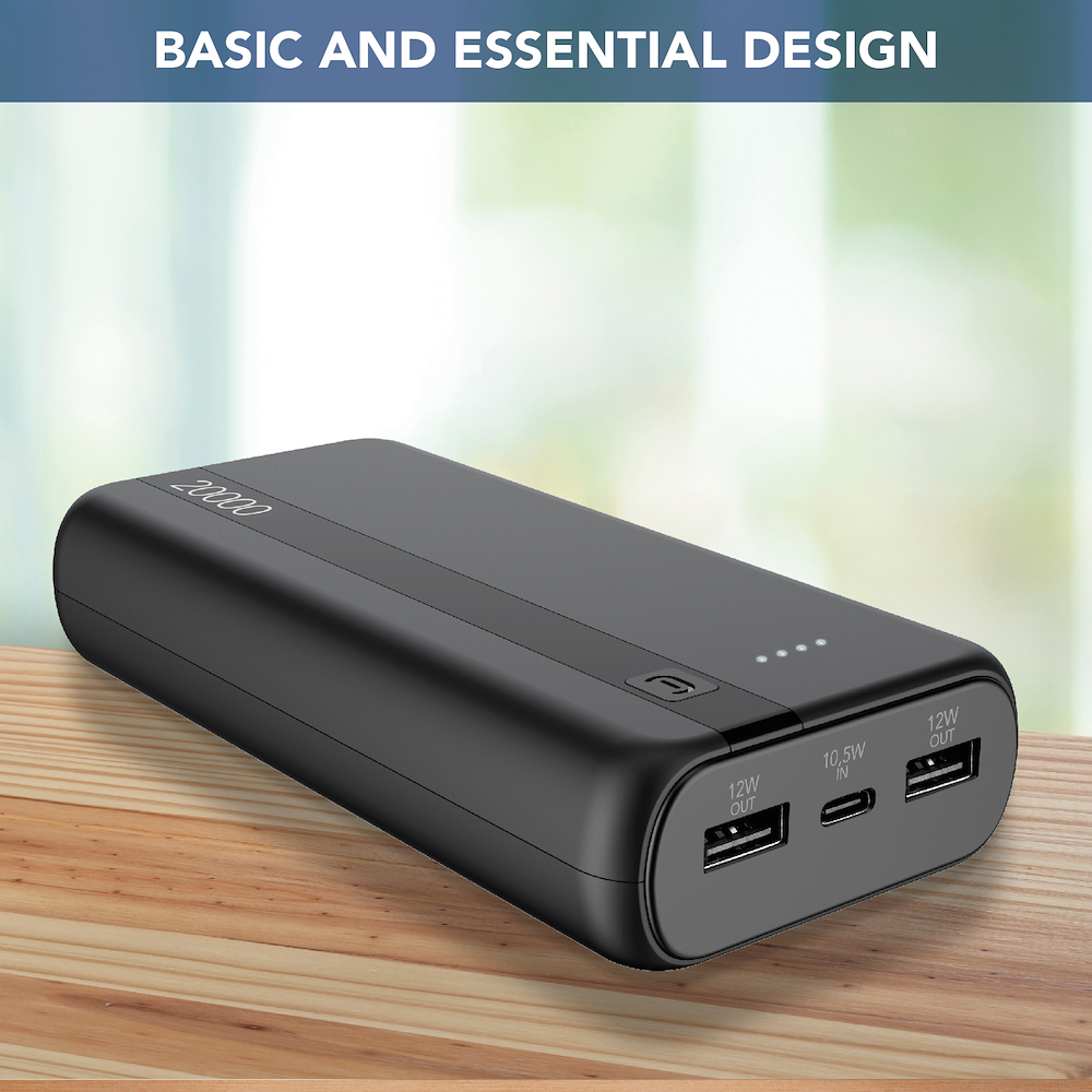 CELLULAR LINE PBENTRY20000K - Power Bank 20000mAh USB-C