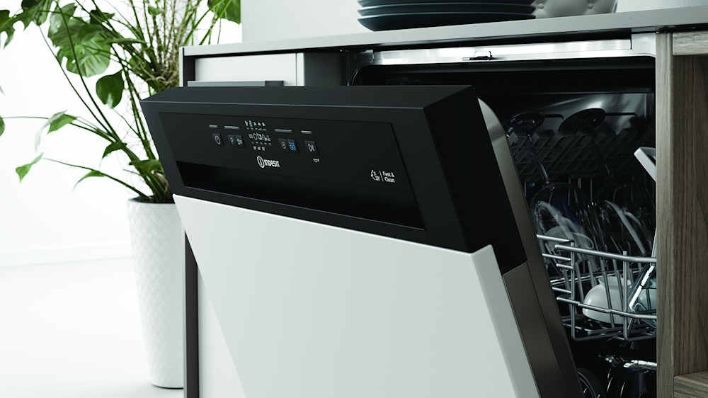 INDESIT I3BL634B - Indesit Geschirrspüler 14 Maßgedecke Schwarz