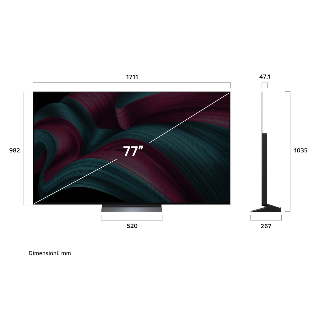 LG OLED77C55LA - TV OLED evo 77'' UHD 4K