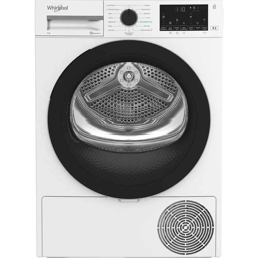 WHIRLPOOL CWDR49MWBSIT - Asciugatrice pompa di calore 9 kg C