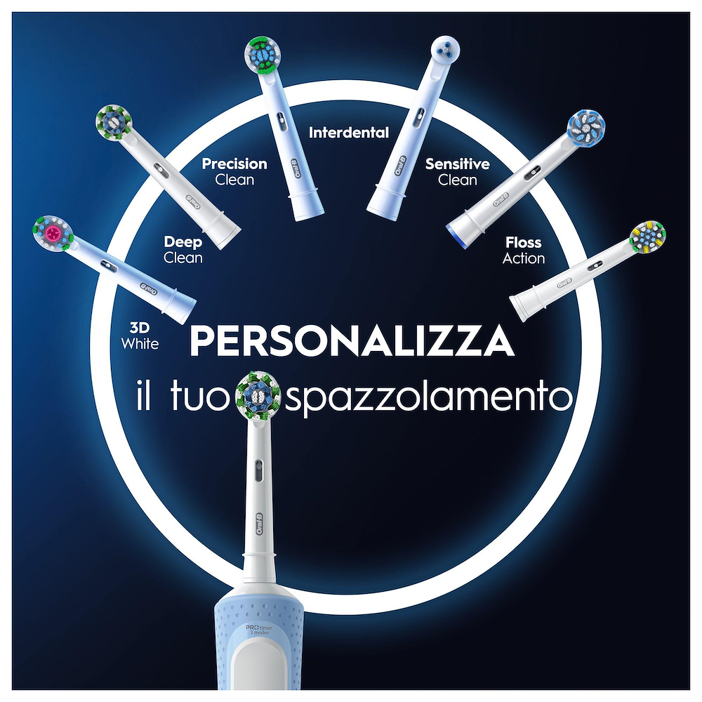 ORAL-B VITALITYPRODUOBLACKBLUE - Oral-B Vitality Pro Duo Spazzolino Elettrico Nero/Blu