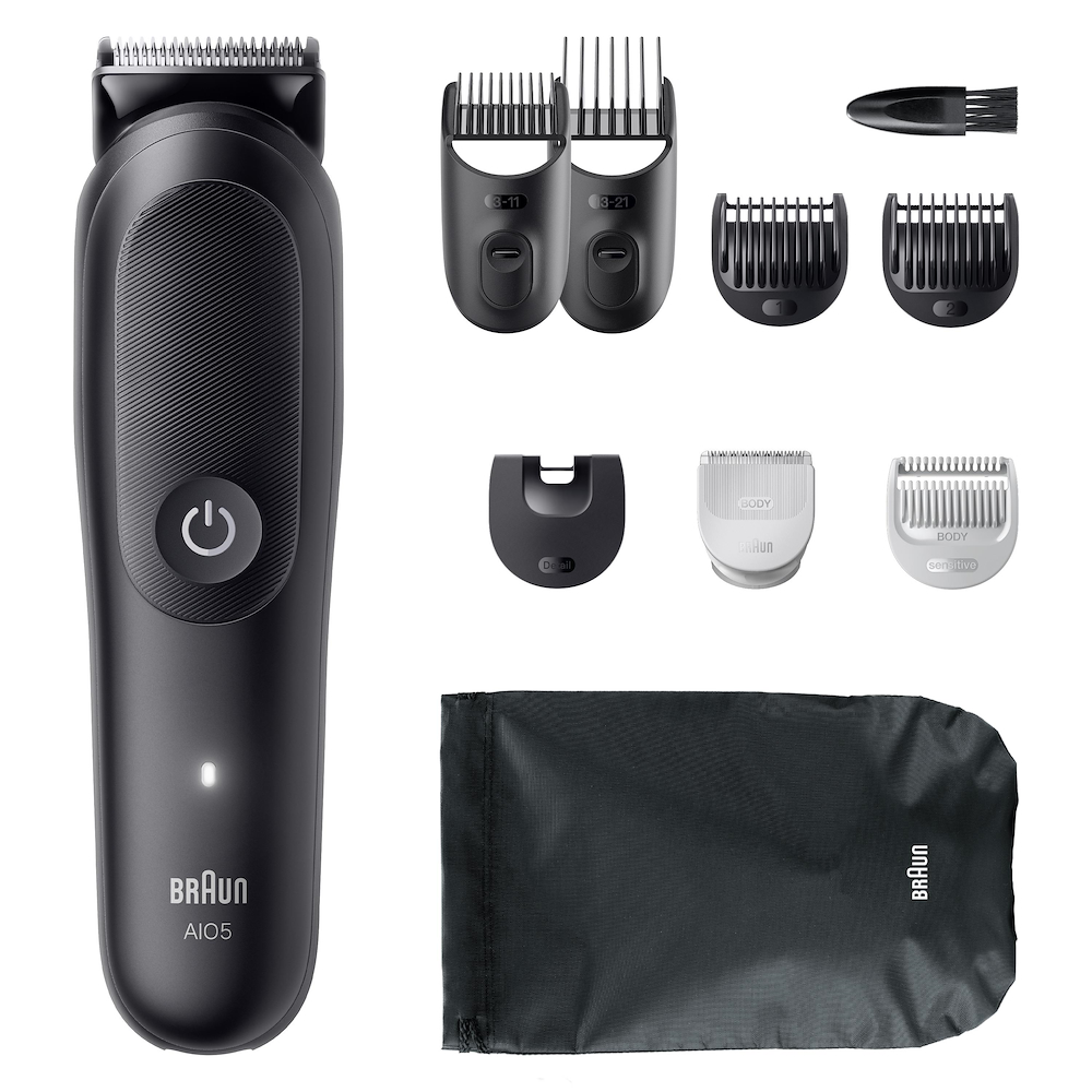 BRAUN AIO5540 - Braun All-in-One Trimmer 9in1 für Körperpflege BRAUN AIO5540 - Braun All-in-One Trimmer 9in1 für Körperpflege